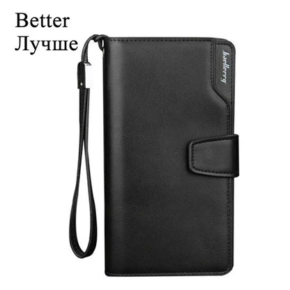 Baellerry Men High Quality Cardholder Zipper Large Capacity PU Leather Wallet