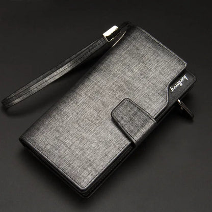 Baellerry Men High Quality Cardholder Zipper Large Capacity PU Leather Wallet