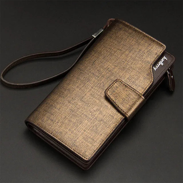 Baellerry Men High Quality Cardholder Zipper Large Capacity PU Leather Wallet