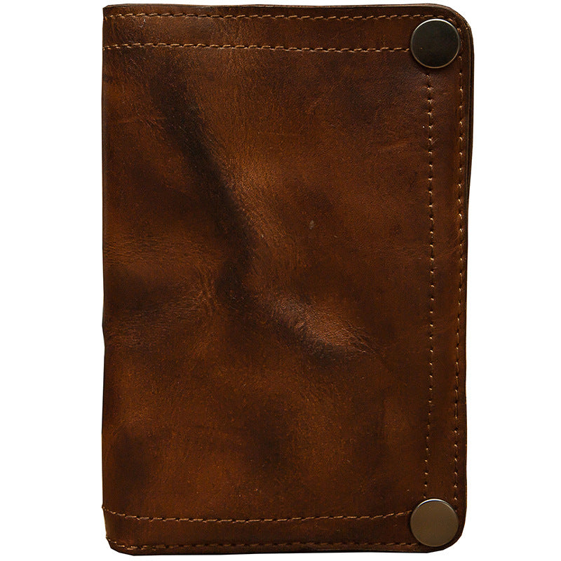 Handmade Cowhide Full Leather Large Capacity Wallet